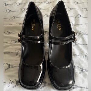 Guess Patent Leather Platform Mary Janes